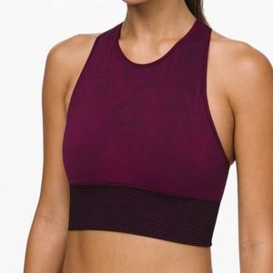 lululemon ebb to train tie dye bra